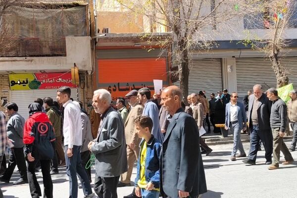 تجلی شکوه راهپیمایی روز قدس در آباده