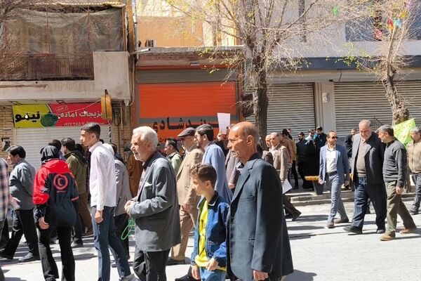 تجلی شکوه راهپیمایی روز قدس در آباده
