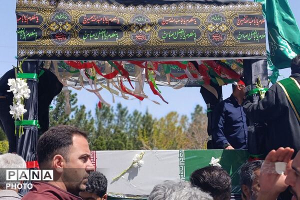 وداع با شکوه با شهید وطن