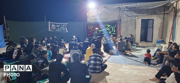 سوگواری ایام پایانی ماه صفر در روستای بناب