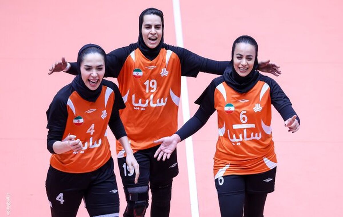 پایان لیگ والیبال زنان با قهرمانی سایپا