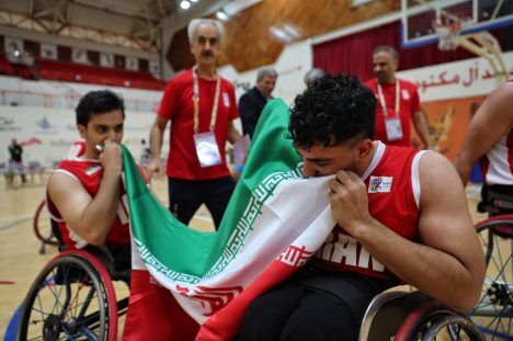 قهرمانی تیم ملی بسکتبال با ویلچر سه نفره