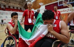 قهرمانی تیم ملی بسکتبال با ویلچر سه نفره