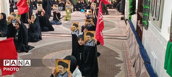 تجدید میثاق دانش‌آموزان شهر جعفریه با آرمان‌های رهبر شهید