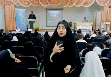 اجلاس سراسری نماز دانش‌آموزی استان زنجان و تجلیل از برگزیدگان شهرستان خدابنده