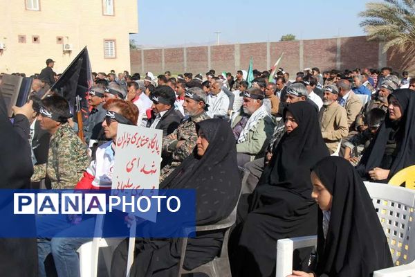 رزمایش اقتدار بسیجیان شهرستان فاریاب 