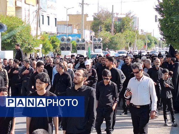 پیاده‌روی جاماندگان اربعین حسینی در مرودشت 