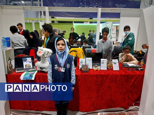 افتتاحیه غرفه رباتیک ناحیه۶ مشهد در نمایشگاه بین‌المللی مشهد 
