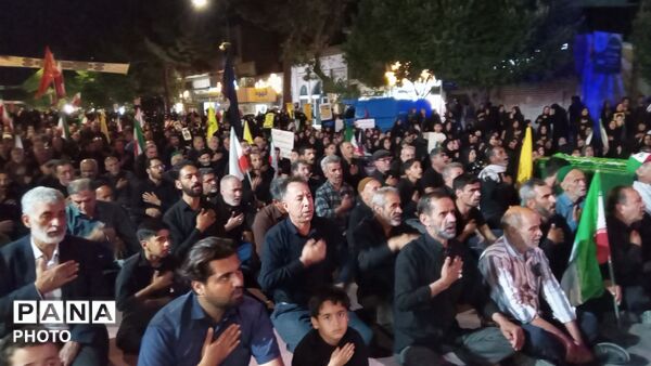 ششمین شب از مراسم عزاداری امام حسین در حسینیه امام خمینی(ره) 