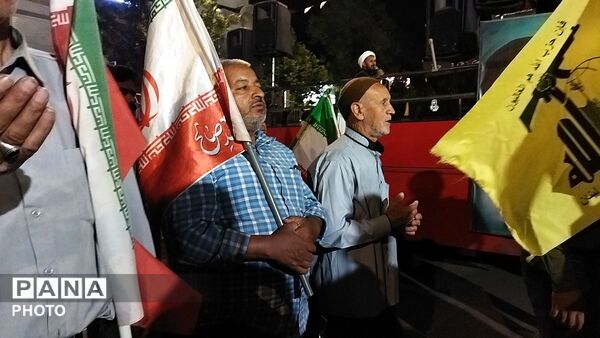 نود و نهمین شب از اجتماعات مردمی نیشابور 
