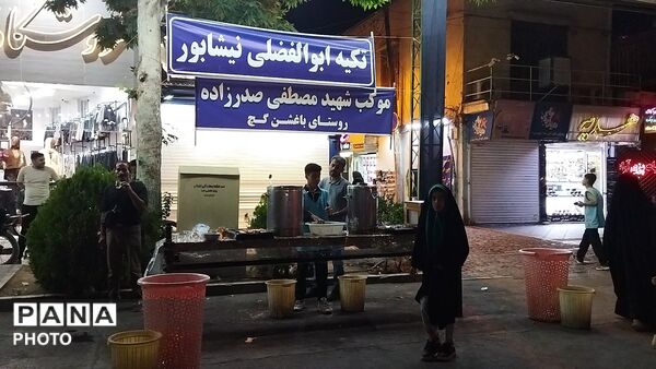 موکب شهید مصطفی صدر زاده در نود و نهمین  شب از اجتماعات 