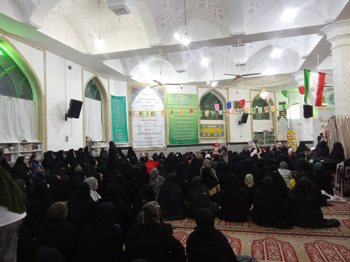 جشن نیمه شعبان در مسجد جامع شهر کندر