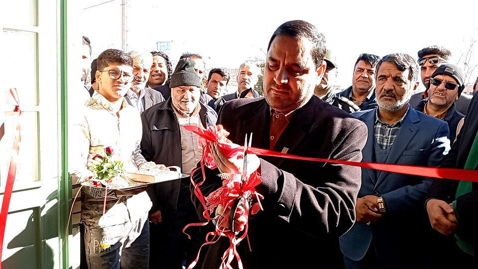 افتتاح چمن مصنوعی روستای قوژد