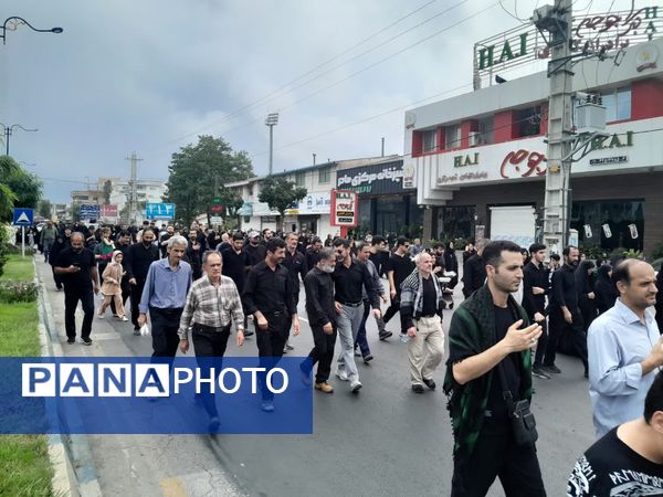 پیاده‌روی جاماندگان اربعین حسینی در نور 