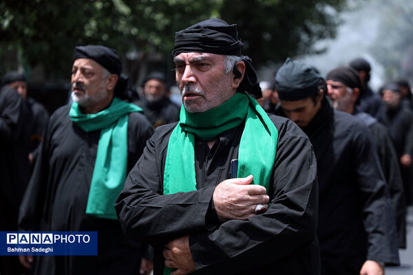  عزاداری روز تاسوعای حسینی در هیات سقاهای همدانی مقیم مرکز