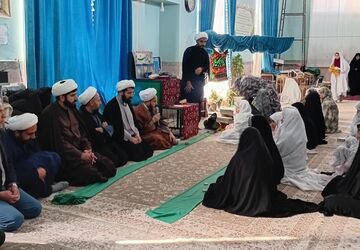 معتکفین مسجد جامع روستای نقاب علت حضور خود در اعتکاف را می گویند