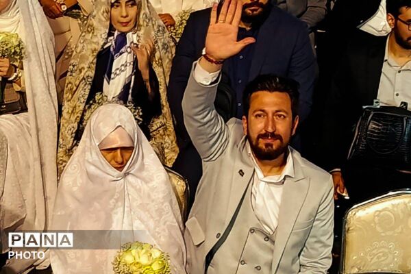 مراسم ازدواج آسان ۴۷ زوج جان فدا در شهرری