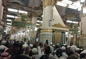 تداوم آموزش‌های حج در مدینه؛ دانش‌آموزان در مسیر تکمیل احکام و آمادگی معنوی مناسک حج