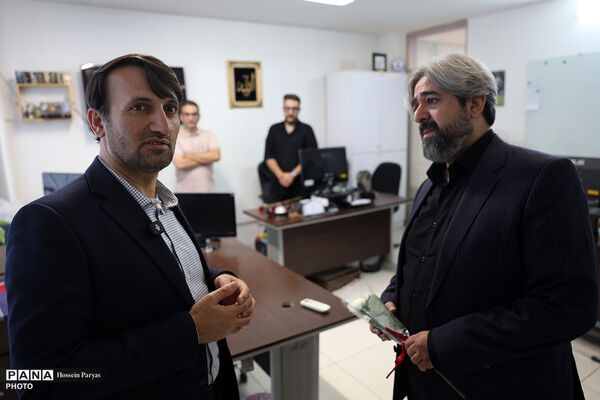 بازدید علی فرهادی سخنگوی وزارت آموزش و پرورش از خبرگزاری پانا