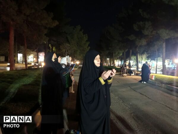 حضور مردم نمایشی از اتحادوهمبستگی دربلوار جمهوری نیشابور