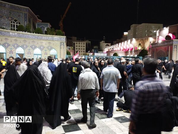 مشهد مقدس در سوگ امام مهربانی ها