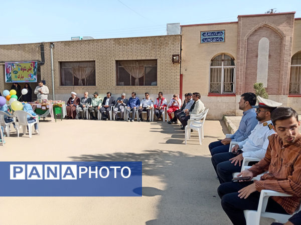 حضور مسئولان شهرستان جعفرآباد قم در دبستان حضرت زینب(س)