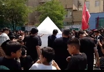 مراسم عزاداری ظهر روز عاشورا در نسیم‌شهر