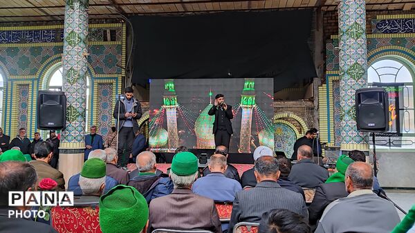 مراسم گرامیداشت چهلم امام شهید در گلزار شهدای  شهر بار نیشابور-۲