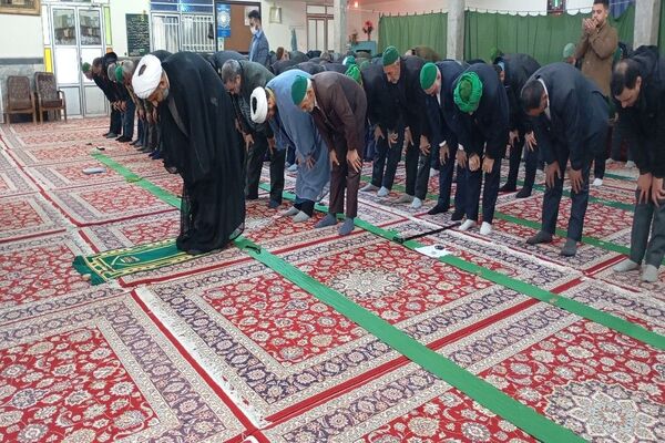اقامه نماز جمعه در شهر بار نیشابور
