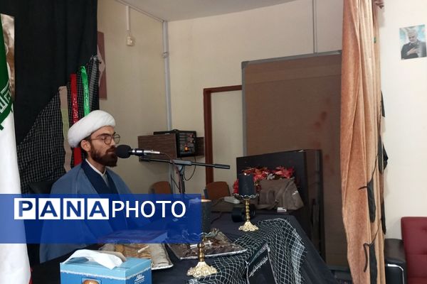 مراسم عزاداری شهادت شهدای خدمت در آموزش و پرورش رودهن 