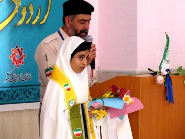 اردوی تمشک دختران بجنورد در اردوگاه شهید چمران 