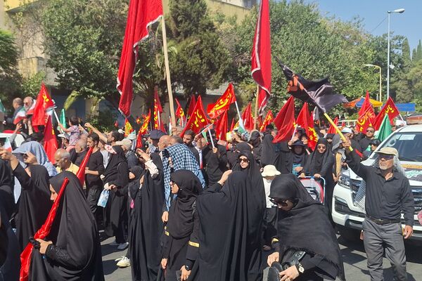 مراسم راهپیمایی جاماندگان اربعین حسینی در شیراز