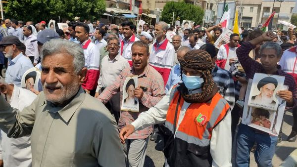 خروش آحاد مردم شهرستان میناب در حمایت از مظلوم فلسطین