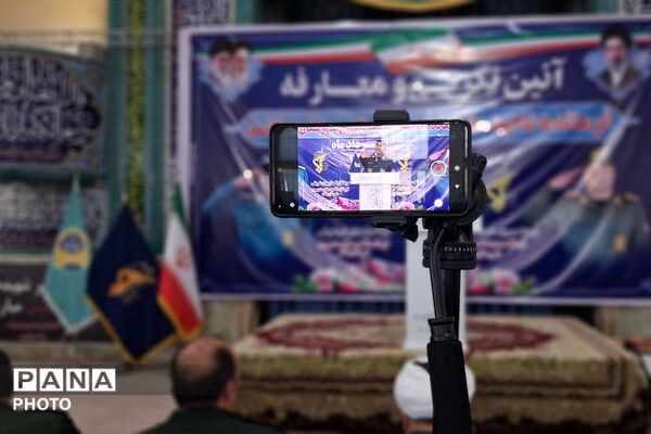  آیین تکریم و معارفه فرمانده ناحیه مقاومت بسیج شهرستان باشت