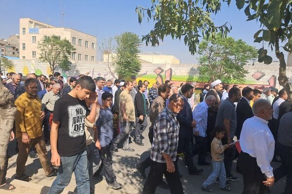همبستگی مردم ولایتمدار نسیم‌شهر در راهپیمایی علیه رژیم صهیونیستی
