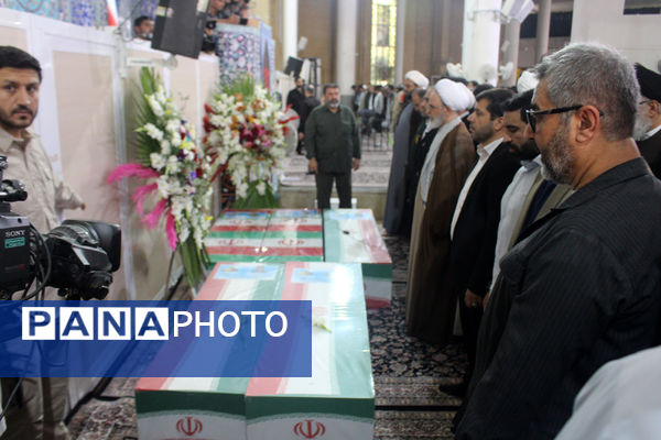 تشییع پیکرهای مطهر شهدای حملات رژیم صهیونیستی در قم