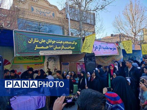 قاب پانا میزبان ساعات اولیه جشن بزرگ خیابانی در نیشابور 