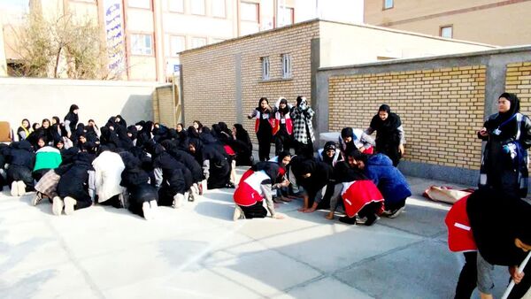 بیست و هفتمین مانور سراسری زلزله و ایمنی در مدارس شهرستان کلات