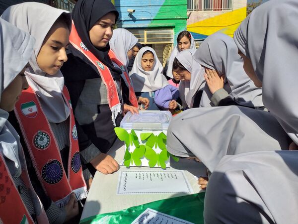 شور و شوق انتخابات شورای دانش آموزی در دبستان دخترانه میمنت زین اقلی