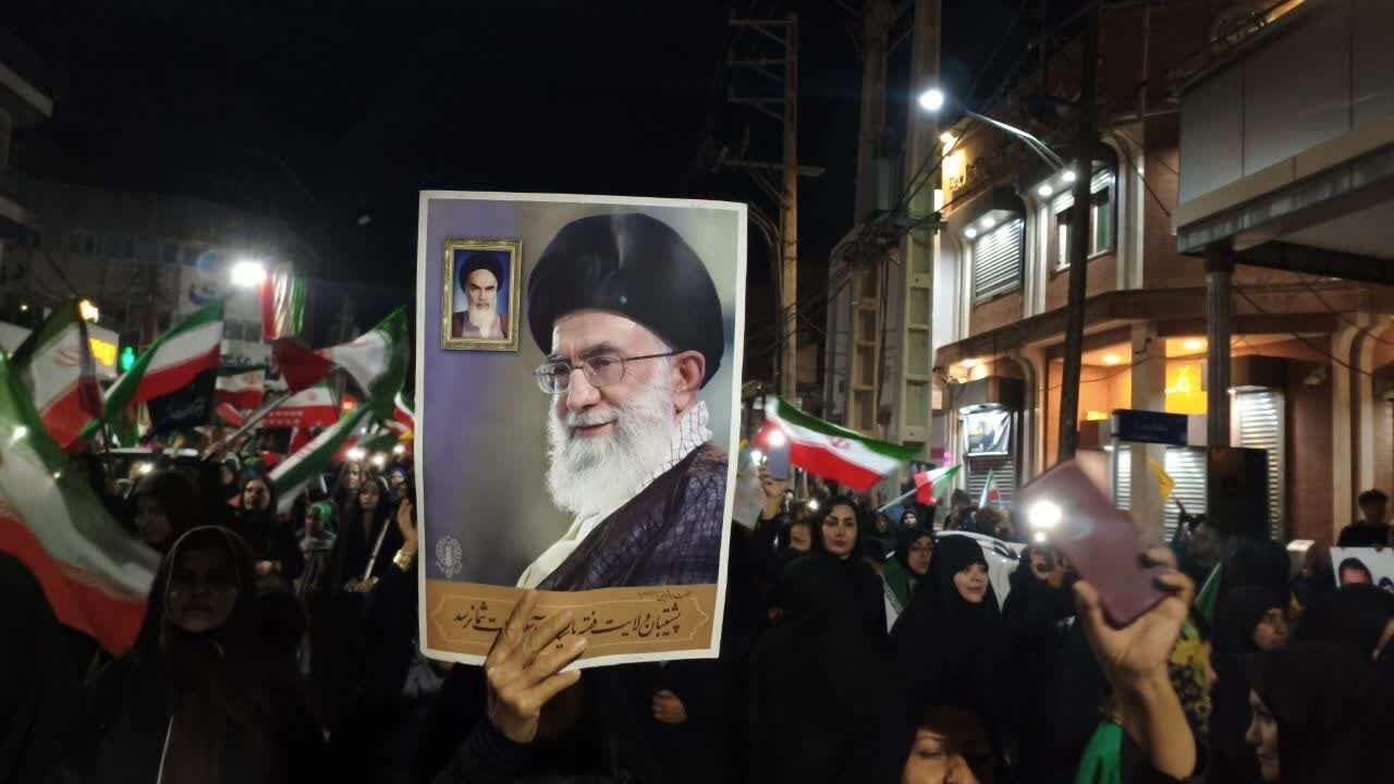 مراسم راهپیمایی مردم ولایت مدار شهرستان گچساران 