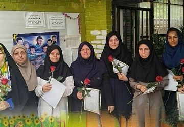 برگزاری جشن هفته معلم در دبیرستان جوادی کرج 