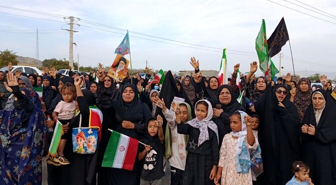 بیعت مردم جغین رودان با رهبر سوم انقلاب و تجدید پیمان با شهید امت