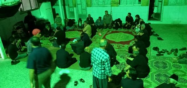 عزاداری اربعین خدمتگزاران حسینیه  ابوالفضلی فدافن در مشهد مقدس