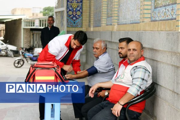  مراسم دعای پر فیض عرفه و مناجات عاشقانه امام حسین(ع) در زیارتگاه شهید آیت ا... مدرس(ره)