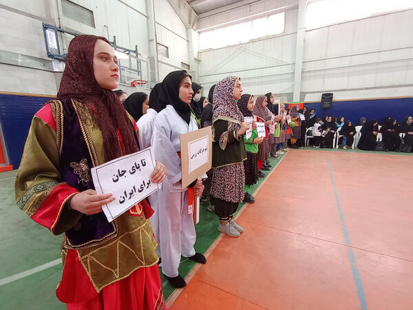 جلوه‌هایی از جشنواره فرهنگی ورزشی دختران آفتاب ایران در شهر جفعریه قم