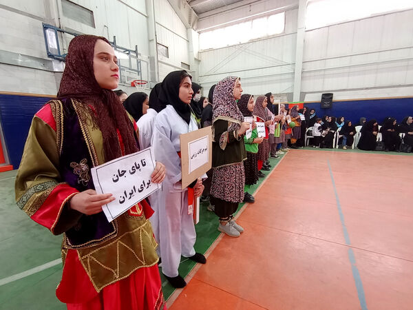 جلوه‌هایی از جشنواره فرهنگی ورزشی دختران آفتاب ایران در شهر جفعریه قم