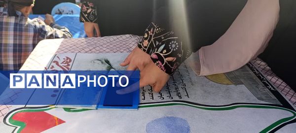 خروش استکبار ستیزی دانش‌آموزان شیرازی