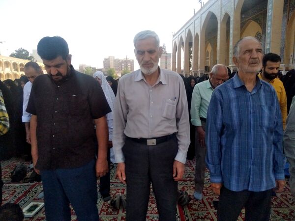 نماز باران در امامزاده سیدجعفر محمد در یزد