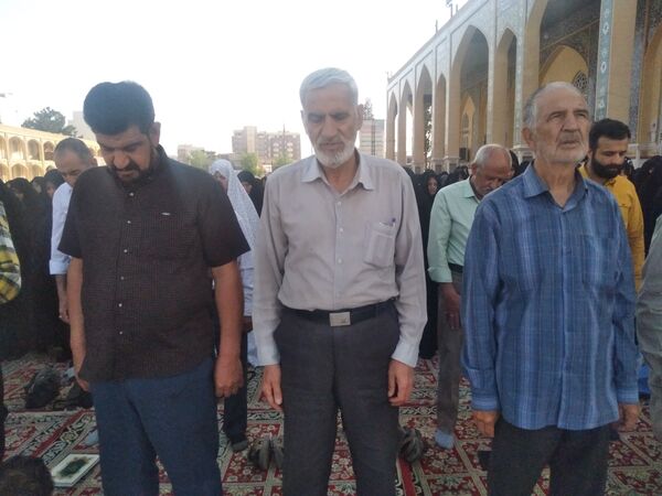 نماز باران در امامزاده سیدجعفر محمد در یزد