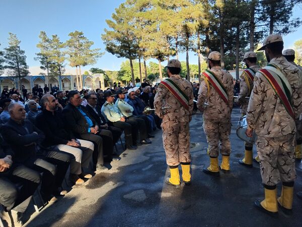 چهلم شهید امنیت هادی میر آبادی در بهشت فضل نیشابور 